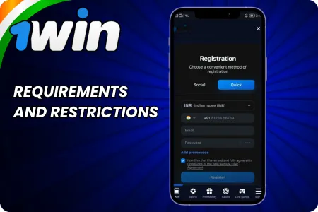 1Win Requirements and Restrictions 