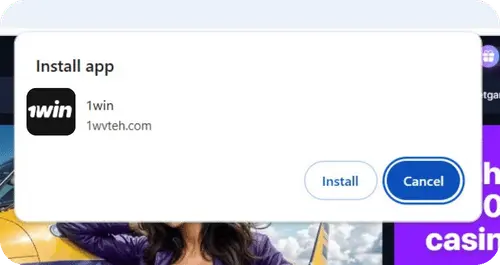 1Win App PC download
